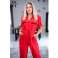 RENSIX OVERALL - PIROS - Fashion Nicole Shop női divat webáruház