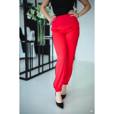 RENSIX NADRÁG - PIROS  - Fashion Nicole Shop női divat webáruház