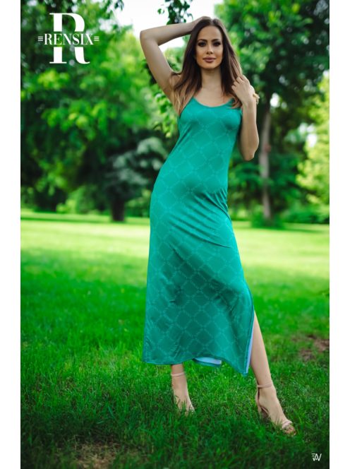 RENSIX MAXI DRESS - GREEN (ONE SIZE)