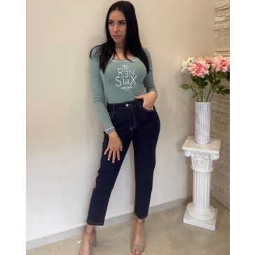 RENSIX HOSSZÚ UJJÚ FELSŐ - MENTAZÖLD ( UNI )  - Fashion Nicole Shop női divat webáruház