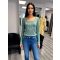 RENSIX HOSSZÚ UJJÚ FELSŐ - MENTAZÖLD ( UNI )  - Fashion Nicole Shop női divat webáruház