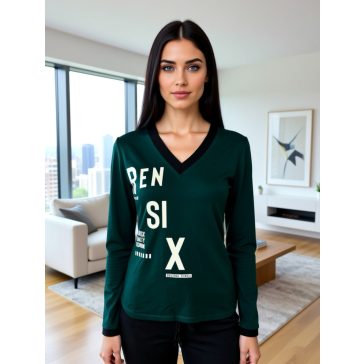 RENSIX FELSŐ - ZÖLD / FEKETE  - Fashion Nicole Shop női divat webáruház