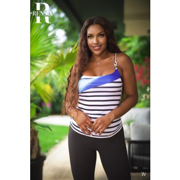 RENSIX TOP - CSÍKOS MINTÁS ( ONE SIZE )  - Fashion Nicole Shop női divat webáruház