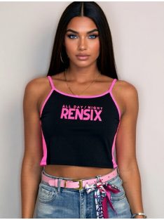 RENSIX TOP - PINK / FEKETE ( ONE SIZE ) 