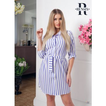 RENSIX INGRUHA - FEHÉR/KÉK CSÍKOS - Fashion Nicole Shop női divat webáruház