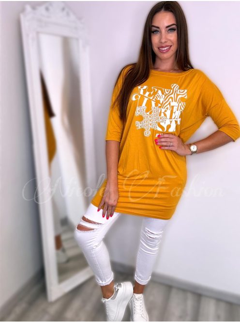 RENSIX TUNIC - MUSTARD YELLOW (ONE SIZE)