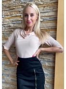 Fashion Nicole Shop Veszprém - EJTETT-NYAKU-FELSO-BEZS-S - Női ruházat