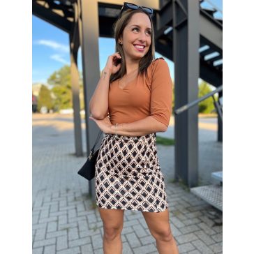 FELSŐ - BARNA  - Fashion Nicole Shop női divat webáruház