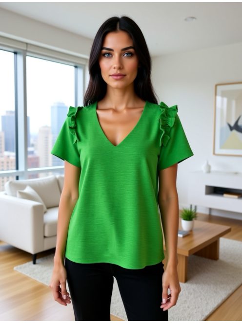 ROBROW BLÚZ - ZÖLD  - Fashion Nicole Shop női divat webáruház