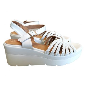 KIARA SZANDÁL - FEHÉR  - Fashion Nicole Shop női divat webáruház