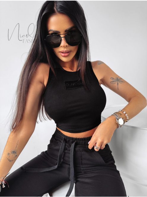 RUBY OLA VOGA TOP - BLACK