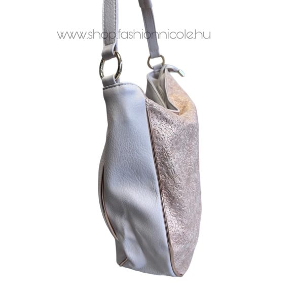 TERAZO KÉZITÁSKA - ROSEGOLD / BÉZS - Fashion Nicole Shop női divat webáruház
