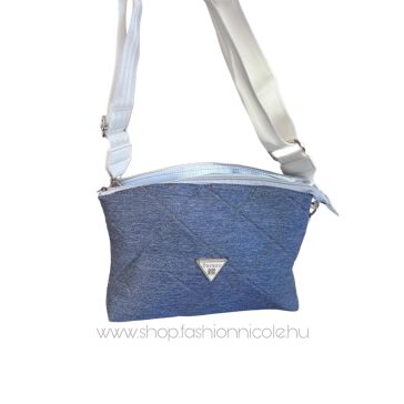 TERAZO OLDALTÁSKA - KÉK / FEHÉR - Fashion Nicole Shop női divat webáruház