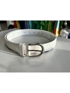 LILY WHITE LEATHER BELT