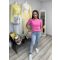 LALU KÖTÖTT FELSŐ - PINK ( UNI ) - Fashion Nicole Shop női divat webáruház