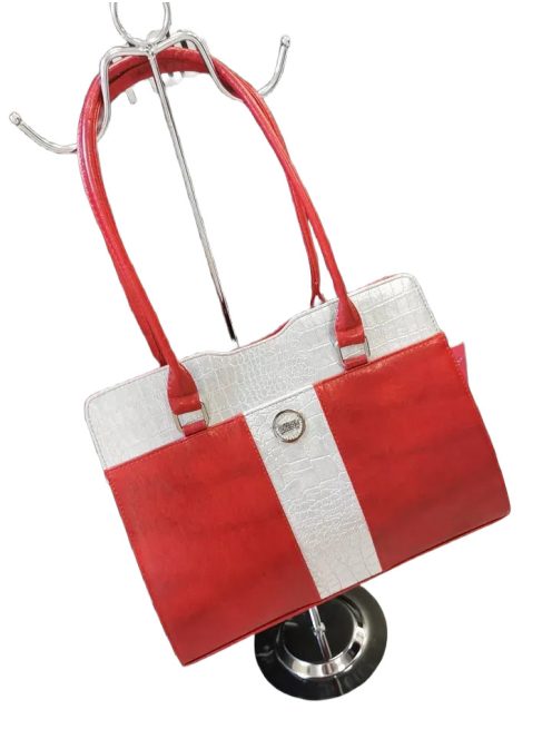 VIA55 BAG - RED / SILVER