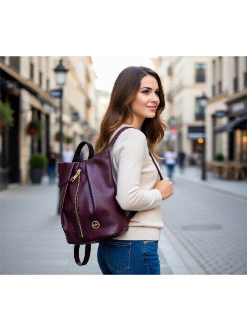 Fashion Nicole Shop Veszprém - VIA55-HATITASKA-BORDO - Női ruházat