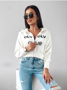 O LA VOGA VIVIS HOODED SWEATER - EKRUE COLOR