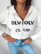 O LA VOGA VIVIS HOODED SWEATER - EKRUE COLOR