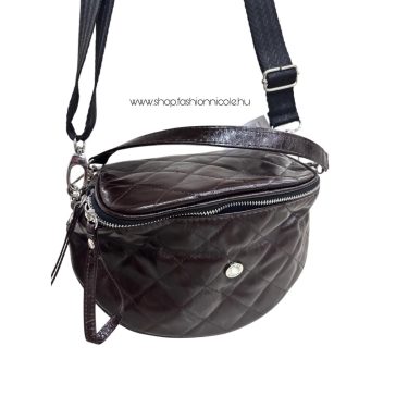 VIA55 OLDALTÁSKA - CSOKIBARNA - Fashion Nicole Shop női divat webáruház