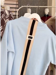 CHARIA PULÓVER - JÉGKÉK ( UNI ) 