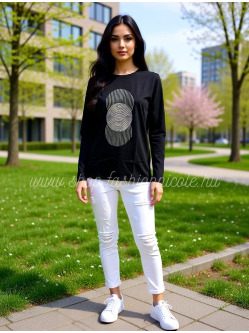 ADANNA FELSŐ - FEKETE ( UNI ) - Fashion Nicole Shop női divat webáruház